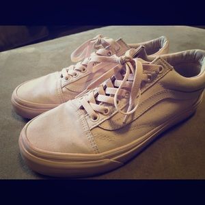 Pink vans ~ really good condition